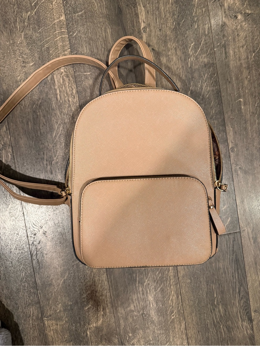 Women’s Neutral Beige Mini Backpack